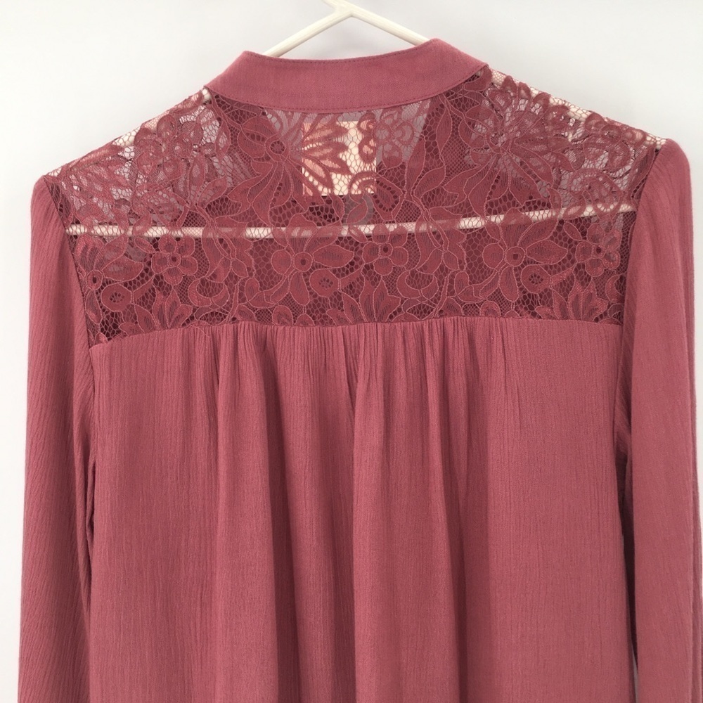 Sadie Robertson Pink Button Down Shirt - Picture 6 of 12